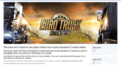 Desktop Screenshot of eurotruckmods.com