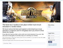 Tablet Screenshot of eurotruckmods.com